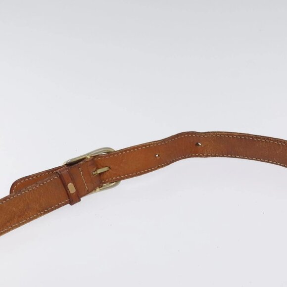 CELINE Macadam Canvas Shoulder Bag PVC Leather Brown Gold Auth BA1581 - Picture 9 of 16